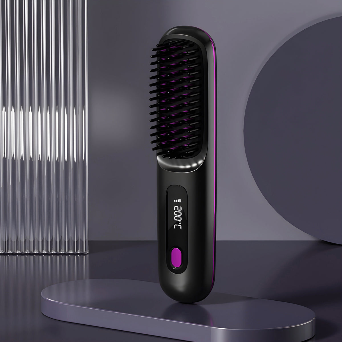 Tressify Travel Wireless Hair Straightener Brush