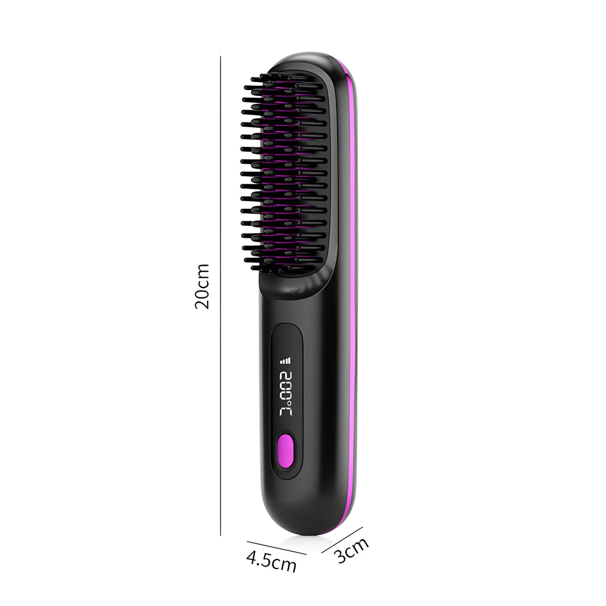 Tressify Travel Wireless Hair Straightener Brush
